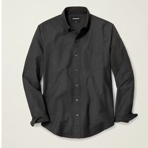 Bonobos Dark Charcoal Stretch Oxford Button Down Shirt Men’s M